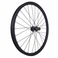 Carbon Cycling DIY 26" Wheelset 30Mm Width Mtb Chinese-Carbon-Wheels Clincher Hookless Tubeless Rims Compatible cross country XC