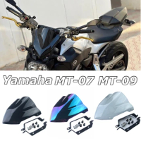 For Yamaha MT-07 FZ-07 2018-2020 MT-09 FZ-09 2014-2016 Motorcycle Windshield Wind Screen MT07 MT09 FZ07 FZ09