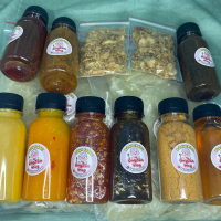 Bánh Tráng Rìa Ủ Bơ Sốt Tắc Muối Sặc 2Kg Dẽo Ủ Bơ 600Gr Toping Tự Chọn Hoặc Ghi Chú