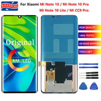 For Xiaomi MI Note 10 note10 Pro Display Touch Panel Screen Digitizer Replacement For Mi note10 Lite / cc9 pro lcd Pantalla