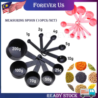 Measuring Spoon/Teaspoon 10pcs/Cup & Spoon 11pcs / Set PP Weighing For Baking Coffee Kitchen Cooking