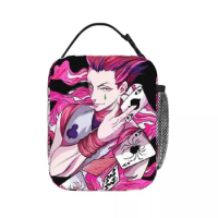 Hisoka HunterXhunter Insulated Lunch Bags Leakproof Picnic Bags Thermal Lunch Box Lunch Tote for Woman Work Children School