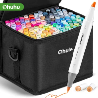 Alcohol Brush Alcohol Markers, Chenyu Colors Art Markers