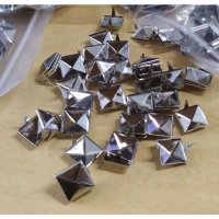 SPIKE PIRAMID 144 PCS //SPIKE PUNK PIRAMID 9mm DAN 12mm /SPIKE NIKEL DAN EMAS