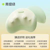 聖誕禮物推介｜麥瑞克腰部按摩靠墊 熱敷護腰 車載辦公室適用- 青提綠-車載/辦公室/居家【禮盒包裝】 均碼