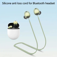 Silicone Wireless Headphone Neck Strap Comfortable Waterproof Anti-Lost Earphone Holder Cable Portable for Google Pixel Buds Pro