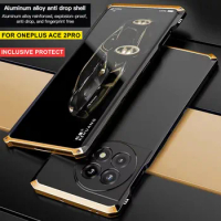 Shockproof Aluminum Metal Phone Case For Oneplus Ace 2 Pro Ace 2 11R Hard Plastic PC Back Cover Full Lens Protective Armor Funda