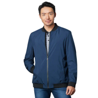 【per-pcs 派彼士】立領休閒防風外套_藍(820955)