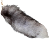 Therian TAIL พวงกุญแจ faux FUR Fox TAIL พวงกุญแจ Furry TAIL จี้สำหรับผู้หญิงคอสเพลย์อุปกรณ์เสริมของเ