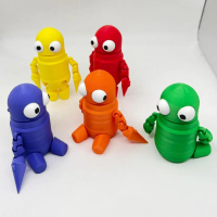 Hiasan Meja Bilik Dicetak 3D Mainan Patung Robot REPO Kartun 11cm/12cm Patung REPO Cantum Boleh Dipi