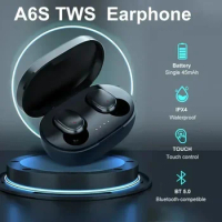 TWS Earphones Wireless Bluetooth 5.1 Headphones Touch Control Earbuds with Mic Earphones Sport Waterproof Headset for Xiaomi