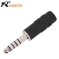 Nickle Plating Jack 4.4mm 5 Poles Male Full Balanced Headphone Plug 19.5mm for Sony NW-WM1Z NW-WM1A AMP Player