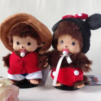 15cm New Disney Monchhichi Pendants Plush Kawaii Doll Toy Decoration Hand Puppet Children Cute Gift Wholesale