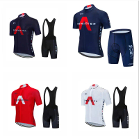 Jersey Berbasikal Musim Panas INEOS Set Lengan Pendek Jersey Basikal Gunung Jalan Lelaki Pullover Pe
