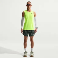 NIKE Men Running Dri-FIT Miler Tank Top Pakaian Lari Pria [IF2019-737] A/XL VOLT ICE/REFLECTIVE SILV