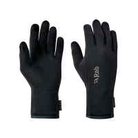 【RAB】 Power Stretch Contact Glove Men 保暖刷毛觸控手套 男款 黑色 #QAH55