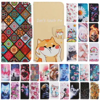 For Samsung Galaxy A52 Phone Case Cute Animal Leather Flip Stand Case For Samsung A52 Cases A52S A 52S 5G Wallet Book Cover Capa