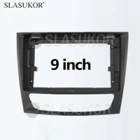 9 inch Car Frame Fascia Adapter For BENZ E Class W211 GLS Class C219 2001-2009 Frame Android Radio Dash Fitting Panel Kit