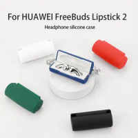 Silicone Earphone Case Dustproof Shockproof Wireless Earphone Accessories Anti-fingerprint for HUAWEI FreeBuds Lipstick 2