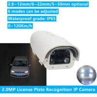 1080P LPR IP Camera 2MP Varifocal Lens IP Vehicles License Number Plate Recognition LPR Camera