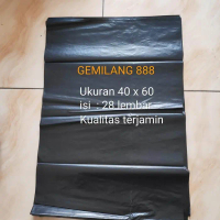 NX604 Trash Bag, uk 40x60, Plastik Sampah, Kantong Sampah, Polibag, Polybag TERBARU