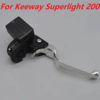 Motorcycle front brake lever pump grip for QJIANG keeway superlight 200 202 QJ200-2H vintage chopper accessories