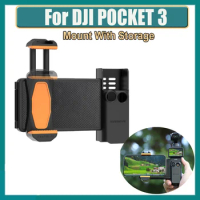 Extention Brackt For Dji Pocket 3 Adapter Cellphone Mount with Storage Case For DJI Pocket 3 Accessories