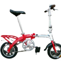 GOGOBIKE12 Inch Mini Bike for Student, Portable, Male and Female, Adult Aluminum Alloy, Ultra Light Folding Bicycle, Gift
