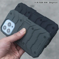 FATBEAR for Apple iPhone 13 Mini Pro Max / 12 Mini Pro Max / 11 Pro Tactical Military Grade Rugged Protective Armor Case Cover