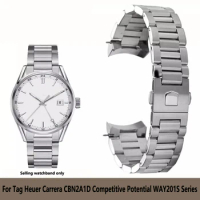 Solid Stainless Steel Watchband For Tag Heuer Carrera CBN2A1D Competitive Potential WAY201S Series 22MM Male Watch Straps