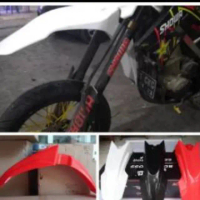 BEST SPAKBOR DEPAN CRF 150 L MODEL ORI SUPERMOTO MERK HRV