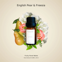 [COD] น้ำมันหอมระเหย กลิ่น English pear and Freesia ขนาด 10ml 1ขวด Pure Aroma Oil 1piece แบบเยาะ เปิ