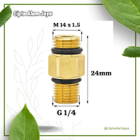 Adaptor M14 to G1/4 drat luar