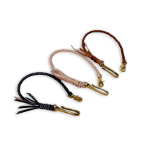 Tali Kepang Dompet Wallet Chain/ Tali Dompet Anyaman Leather Craft/ Leather Braded Natural