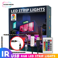 Tv Led Backlight Waterproof Led Strip 5V 30Leds/M Rgb Led Lighting Diy Colors Led Lightings For 49/49/55/58 Inch Tv