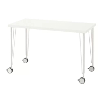 LAGKAPTEN/KRILLE 書桌/工作桌, 白色, 120x60 公分