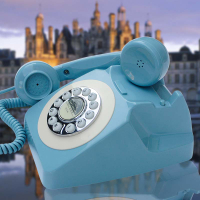 電話機 電話機歐式復古家用仿古創意座機老式電話辦公古董美式時尚話機