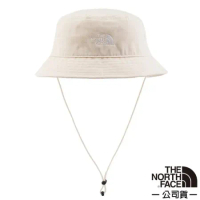 【The North Face】男女 NORM BUCKET 輕質透氣遮陽帽.圓盤帽(可調節帽帶)7WHN-XMO 米白