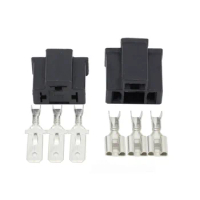 200 sets 3 Pin H4 Auto Connector Holder Plug 7.8mm Lamp Plug Bulb Socket plug DJ7033-7.8-11/21