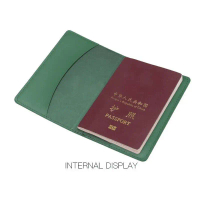 {Hot}     Saudi Arabia Passport Holder Arabic City Pattern Slim Passport Cover with Credit Card and 