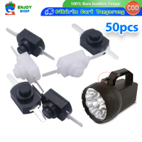50pcs Saklar Senter Kecil Push Button ON/OFF 2 Kaki Self Locking Waterproof DC 30V