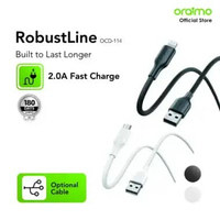 oraimo Kabel Data RobustLine Kabel Lightning Micro USB Tipe C 2A Pengisian Cepat OCD-114 Fast Chargi