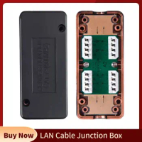 LAN Cable Junction Box RJ45 Connector Extention Adapter For Cat5e Cat6 Cat7 Networking Ethernet Wire LSA Connection Adaptor