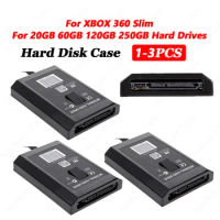 1-3PCS Hard Disk Case For Xbox 360 Slim HDD Hard Drive Box Enclosure Cover Shell HDD Holder Bracket For Microsoft Xbox 360 Slim