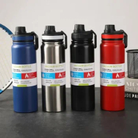 Stainless Steel Space Kettle Thermos Cup Large Capacity Sports Kettle Fire Extinguisher Portable Travel Car Water Cup