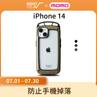 【ROOT CO.】iPhone 14(透明背板上掛勾防摔手機殼 - 共三色)