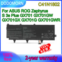 DODOMORN C41N1802 Laptop Battery For ASUS ROG Zephyrus S 3s Plus GX701 GX701GW GX701GX GX701G GX701GWR Series 15.4V 76Wh