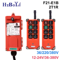 High quality F21-E1B VHF/UHF Industrial Wireless Radio Crane Remote Control 2 Transmitters 1 Receiver for Hoist Crane Lift
