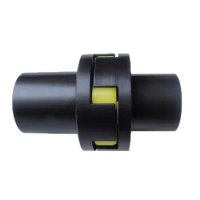 ML Plum Blossom Star Coupling 45# Steel Claw Type Elastic High Torque Water Pump Coupling with Keyway shaft Coupling coupler