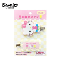 【日本正版】凱蒂貓 造型髮夾 2入組 髮夾 瀏海髮夾 Hello Kitty 三麗鷗 Sanrio - 122488